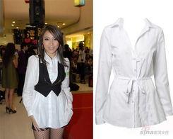 明星用的小马甲图片,时尚保暖两不误